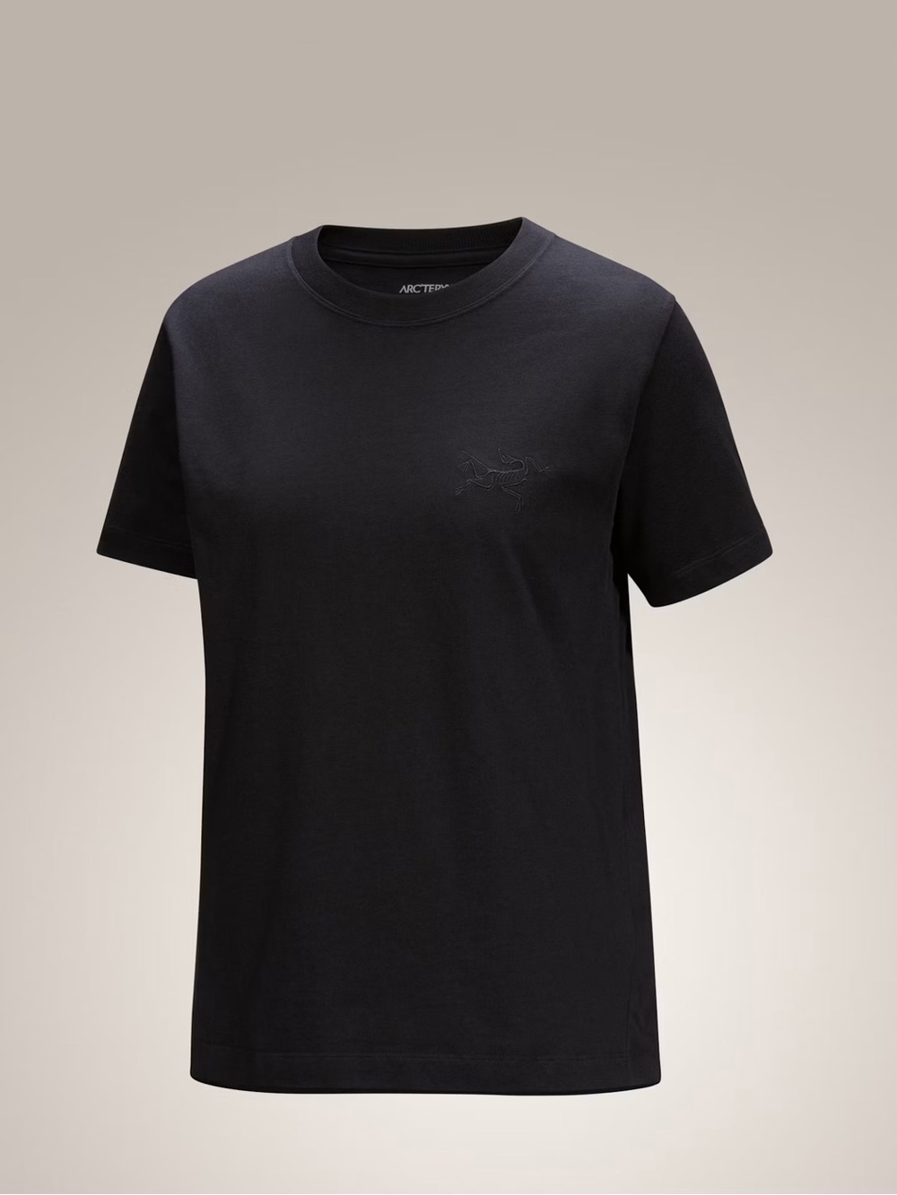nwot arcteryx kragg cotton little bird crew shirt black women’s size small